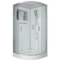 Душевая кабина Niagara Premium NG-6001-01 90х90х210, низкий поддон 16 см, стекло прозрачное