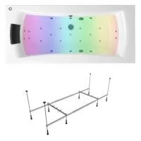 Гидро-аэромассажный комплект с хромотерапией 6 в 1 Lavinia Boho Evan 36313HAC