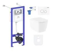 Комплект инсталляции и унитаза 7 в 1 Lavinia Boho Relfix Aveo Rimless 87050215