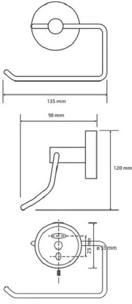 Держатель туалетной бумаги Bemeta Neo 104112045