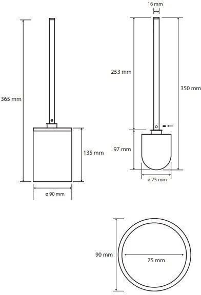Ершик для унитаза Bemeta White 104913094