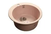Кухонная мойка GranFest RONDO R-480 светло-розовый