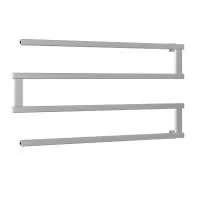 Полотенцесушитель водяной Stinox Optima 1000x500, боковое подключение, хром, 1/2" ВР (внутренняя резьба), 4 перекладины