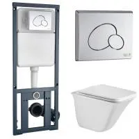 Унитаз с инсталляцией WeltWasser MARBERG 410 + ROTBACH 004 GL-WT + MAR 410 RD