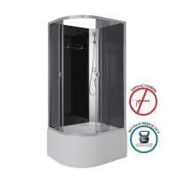 Душ.каб. Niagara Eco E90/80/40R/TN/BK (900х800х1950) 4 места