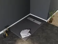 Душевой поддон Aquanet Delight 120х90 черный