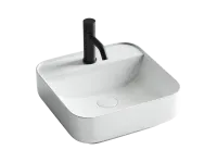 Умывальник Ceramicanova чаша накладная квадратная Element 390x390x140мм