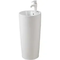 Раковина керамическая, напольная (моноблок) SantiLine SL-4011