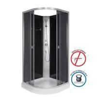 Душ.каб. Niagara Eco E90/13/TN/BK (900х900х2000) 3 места