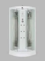 Душевая кабина Niagara Ultra NG-702-01N 100х100х220, низкий поддон 16 см, стекло полосатое