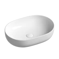 Умывальник Ceramicanova чаша накладная овальная Element 600x415x135мм