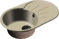 Кухонная мойка GranFest RONDO R-750L бежевый