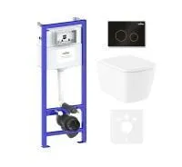 Комплект инсталляции и унитаза 6 в 1 Lavinia Boho Relfix Aveo Rimless 75110250