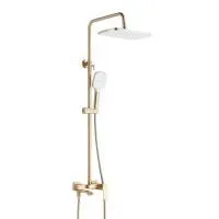 Душевая система Shevanik S4036G, золотой сатин