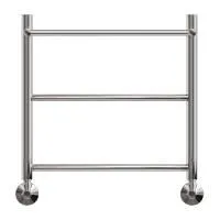 Полотенцесушитель водяной Point PN04155P П2 500x500 с полкой, хром