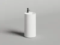 Раковина напольная Salini ARMONIA ROUND TOP 01 без отверстия под смеситель в цвете по RAL, 130411TGF