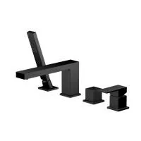 Смеситель на борт ванны TIMO Selene 2130/03Y, черный