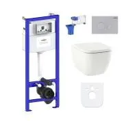 Комплект инсталляции и унитаза 7 в 1 Lavinia Boho Relfix One 87040055