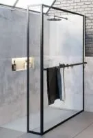 Душевая перегородка Riho Lucid GD402 90 GD409B030 черный матовый