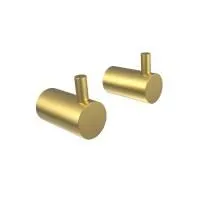 Комплект  одинарных крючков IDDIS Petite, матовое золото PET2G02i41