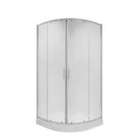 Душевое ограждение Niagara Nova NG-6607-08 100x100x190 полукруг, двери раздвижные