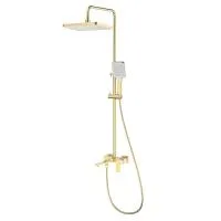 Душевая система Splenka S01.24.03, сатин золотой