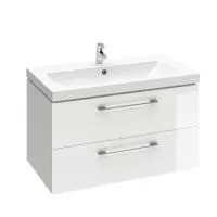 Тумба под раковину подвесная Cersanit LARA 80 для COMO 80 белый, SB-SZ-LARA-CO80/Wh
