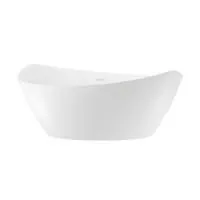Акриловая ванна в наборе 3 в 1: отдельностоящая ванна, ножки, экран Wellsee L’univers 236401000