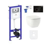 Комплект инсталляции и унитаза 7 в 1 Lavinia Boho Relfix One 87040056