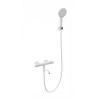 Смеситель для ванны с душем и термостатом WONZON & WOGHAND, Белый матовый (WW-B3013-A1-MW)