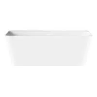 Акриловая ванна в наборе 3 в 1: пристенная ванна, ножки, экран Wellsee Bromance 231601000