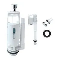 Двухуровневая водосливная арматура, нижний подвод, Тип А. круглая резинка IDDIS F012400-01K