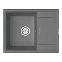 Мойка кухонная Point Стил 65 PN3009AL, серый