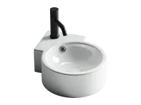 Умывальник Ceramicanova подвесной угловой Element 310x430x125мм