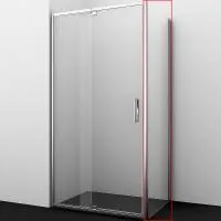 Душевая стенка WasserKRAFT Berkel 48P07-RP90 / Berkel 48P03-RP90 / Salm 27I03-RP90 90 48P07-RP90 / 27I03-RP90