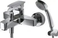 Смеситель для ванны Bravat Riffle F672106C-B с коротким изливом