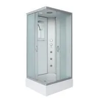 Душ.каб. NG-33084-14QG (1000х800х2150) средний поддон (26см) стекло МАТОВОЕ 4 места