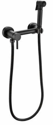 Смеситель с гигиеническим душем Grocenberg GB103N Черный матовый