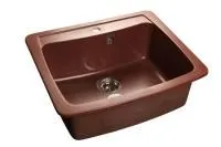 Кухонная мойка GranFest STANDRT S-605 красный марс
