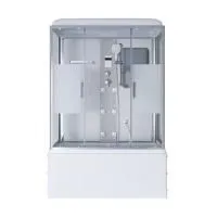 Душевая кабина Niagara Ultra NG-3150-01 150х70х220, высокий поддон 56 см, стекло прозрачное с матовой полосой