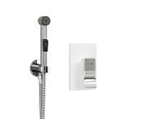 Встраиваемый комплект для биде со шлангом 120 см WasserKRAFT A010657WHITE