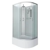 Душевая кабина Niagara Classic NG-2310-14LBKT 120х80х210-240, высокий поддон 40 см, стекло матовое