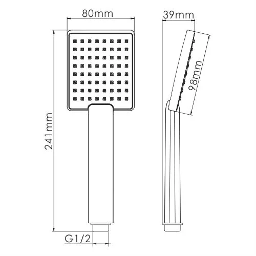 Лейка для душа WasserKRAFT A141