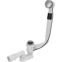 Сифон для ванны Alcaplast автомат комплект металл длина 80 cм, A550K-80