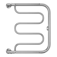 Полотенцесушитель водяной TERMINUS Фокстрот 1" БШ 500х600 без американок в комплекте