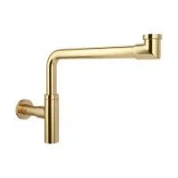 Сифон для раковины Wellsee Drainage System 182126000, латунь, золото