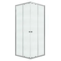 Душевое ограждение Niagara Eco NG-1010-14QMT (100х100х190) квадрат,раздвижное,хром,стекло матовое