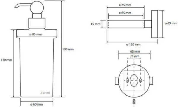Дозатор для жидкого мыла Bemeta Retro 144309012