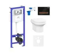 Комплект инсталляции и унитаза 7 в 1 Lavinia Boho Grance Hill Rimless 87561046