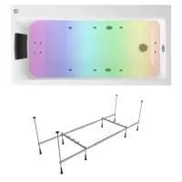 Гидромассажный комплект с хромотерапией 5 в 1 Lavinia Boho Catani 36336H0C